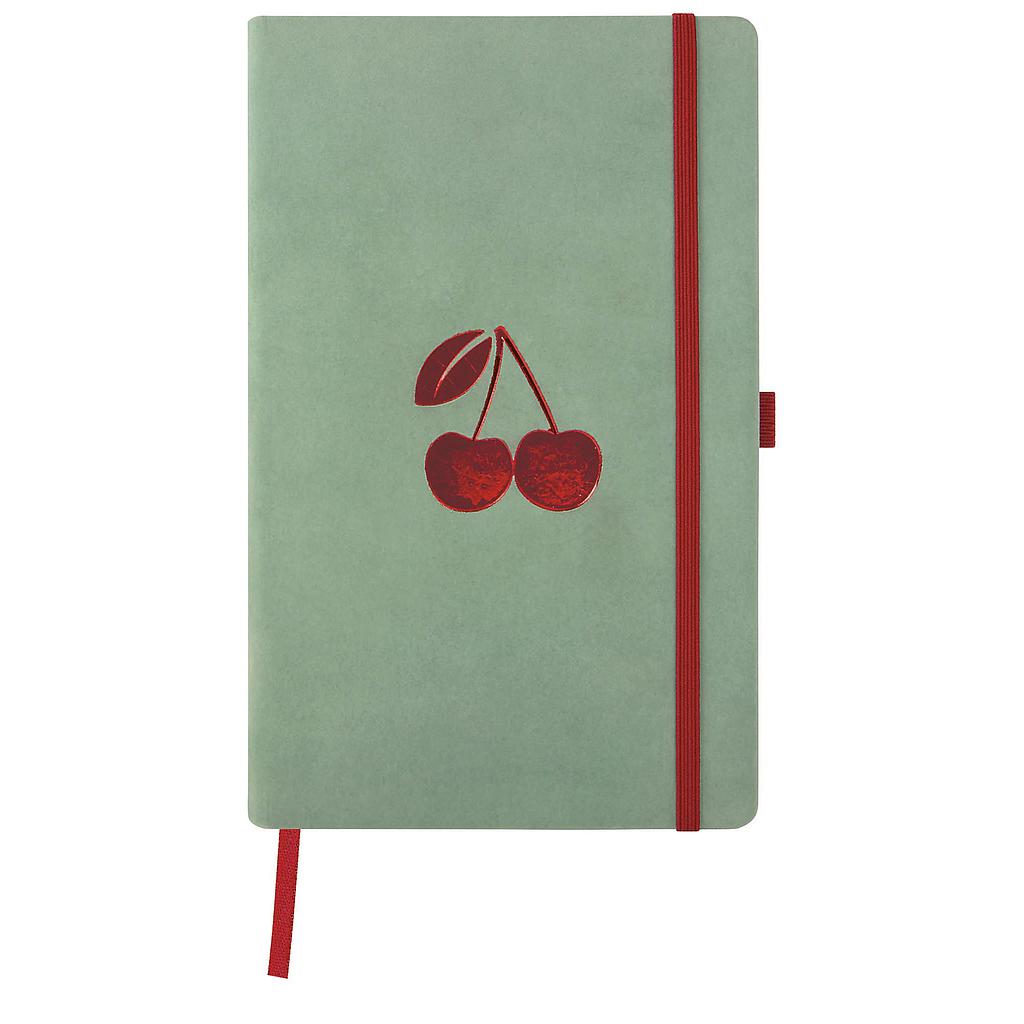 QC6-Notebook Castelli Milano / Velluto / QA-046-Cherry