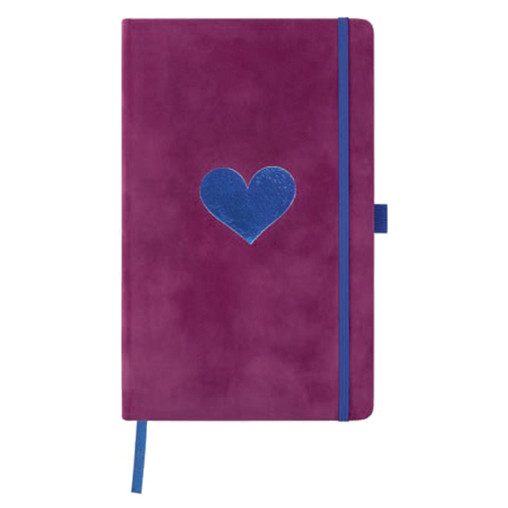 QC6-Notebook Castelli Milano / Velluto / QC-048-Heart