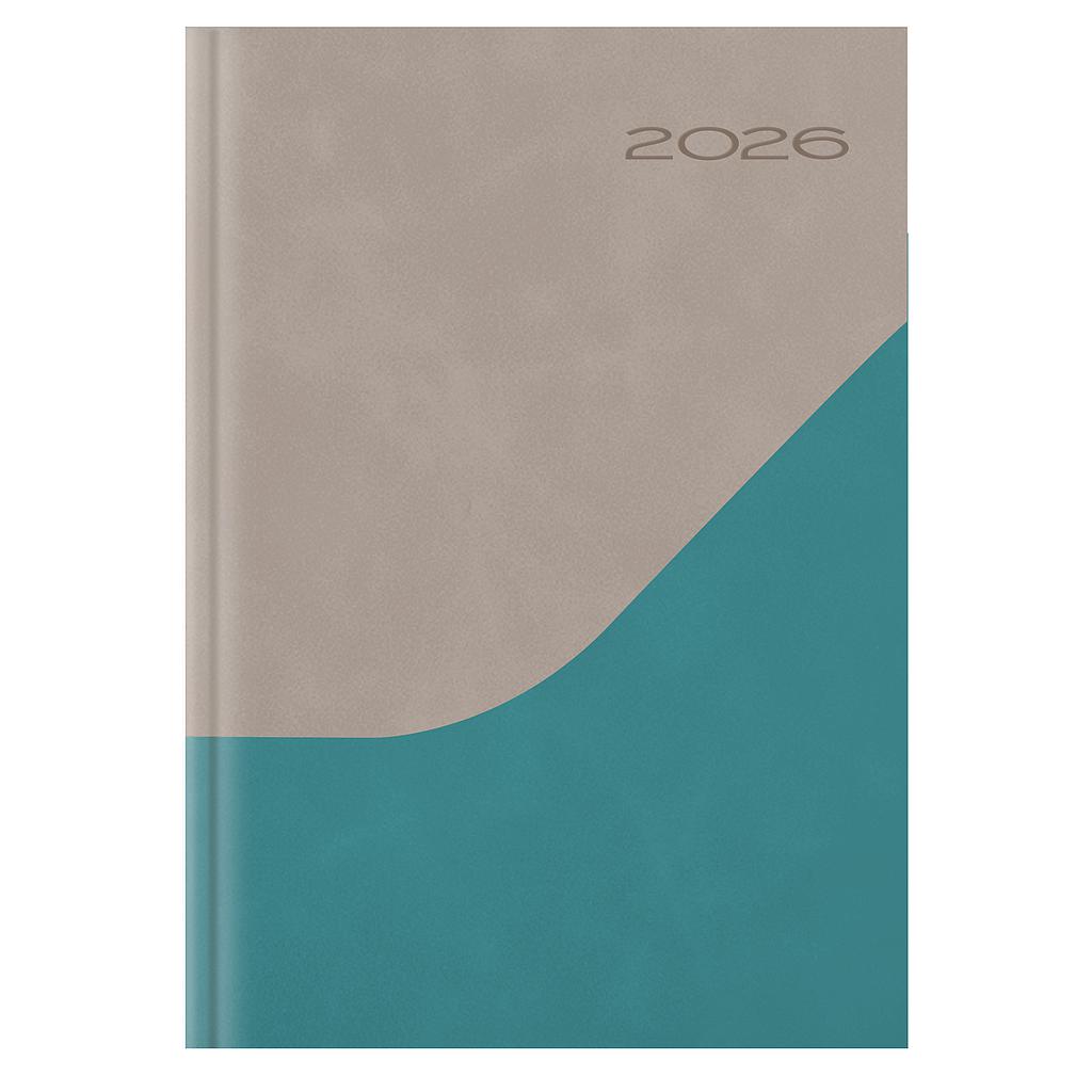 E11-Agenda Dia / AS-Pula / H52-Turquesa/Beige