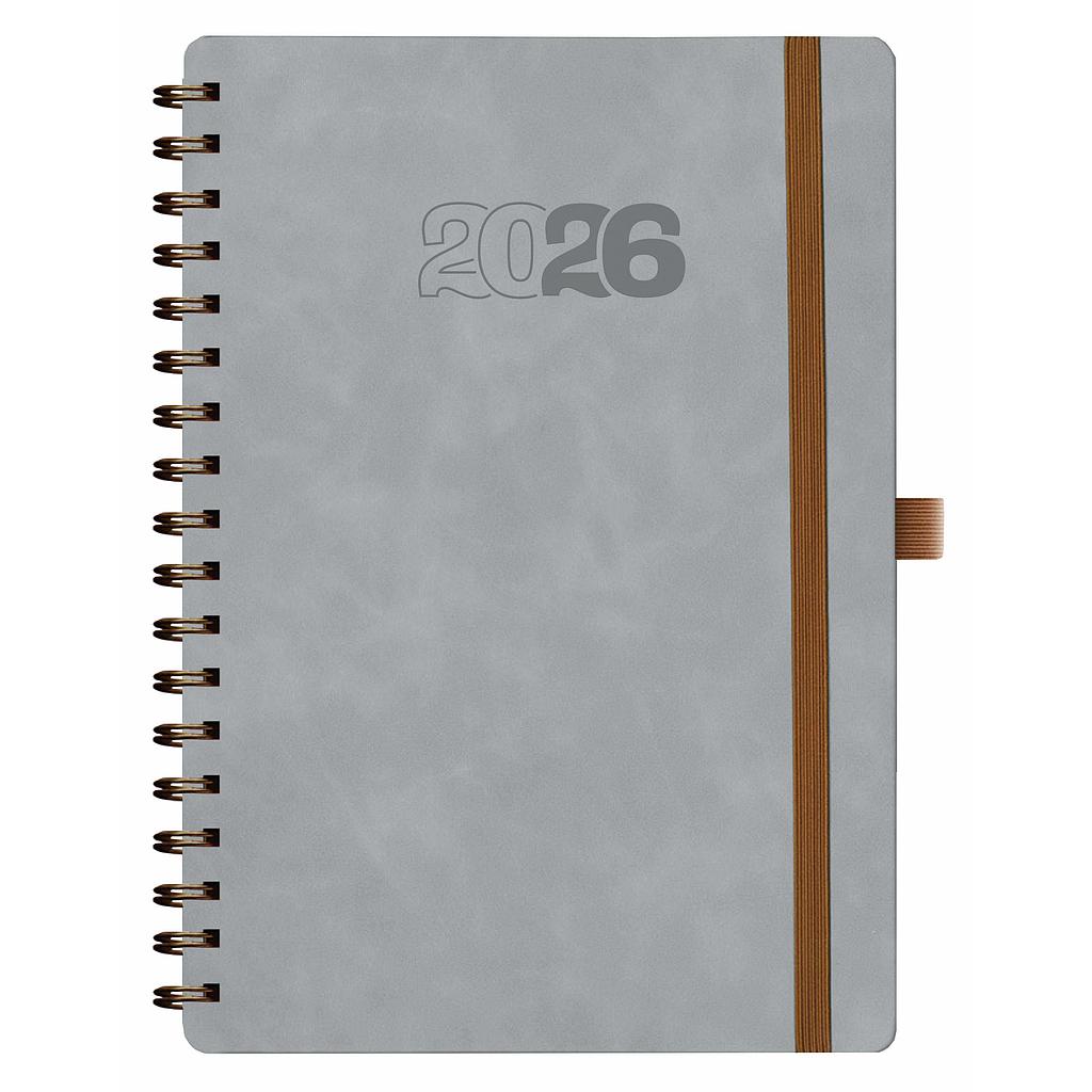 D13-Agenda Dia Wire'o / 4C-Chia Elegant / C14-Gris